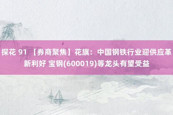 探花 91 【券商聚焦】花旗：中国钢铁行业迎供应革新利好 宝钢(600019)等龙头有望受益