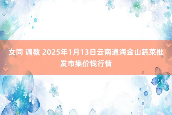 女同 调教 2025年1月13日云南通海金山蔬菜批发市集价钱行情