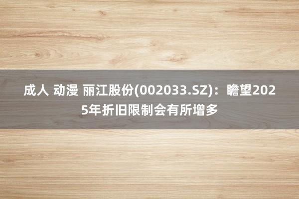 成人 动漫 丽江股份(002033.SZ)：瞻望2025年折旧限制会有所增多